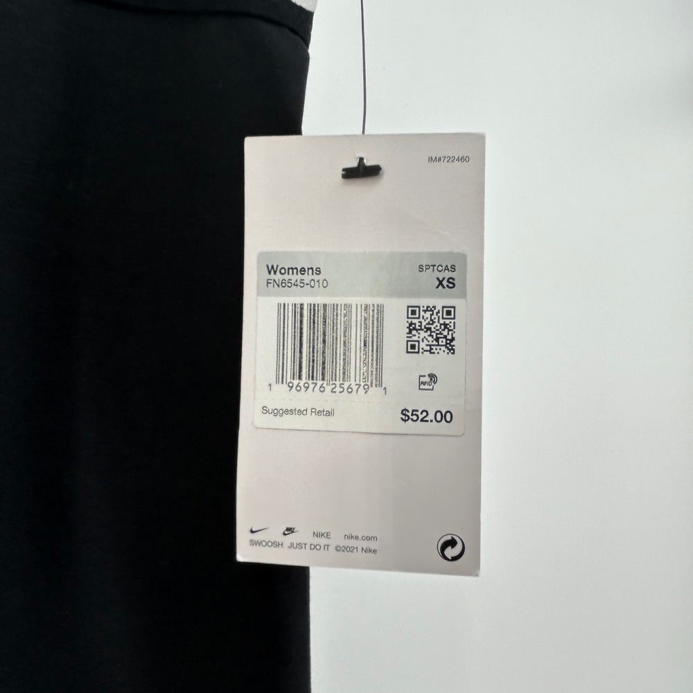 Nike Womens Sportswear High Rise 7/8 Tight Fit Leggings Black FN6545-010 XS - Picture 5 of 10